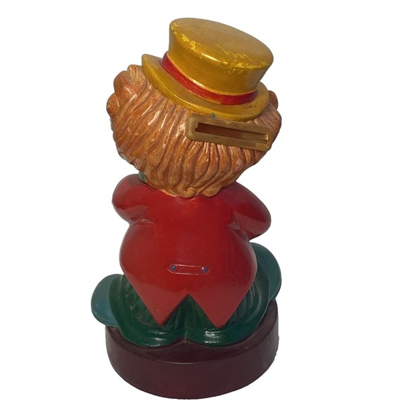 Vintage 1985 Del Monte Big Top Bonanza Clown Bank 7 Inch Made in Taiwan - Picture 2 of 3